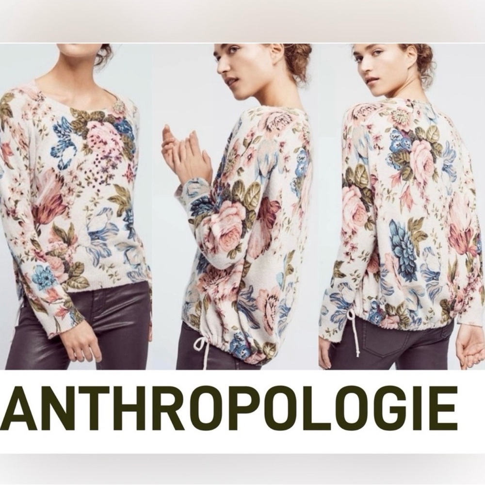 Angel Of The North Multicolor Floral Sweater